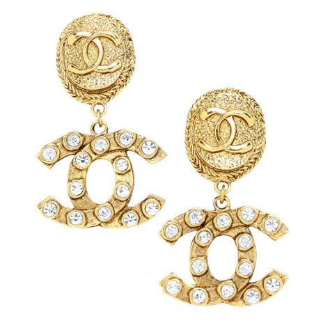 chanel link logo earring|chanel logo earrings cheap.